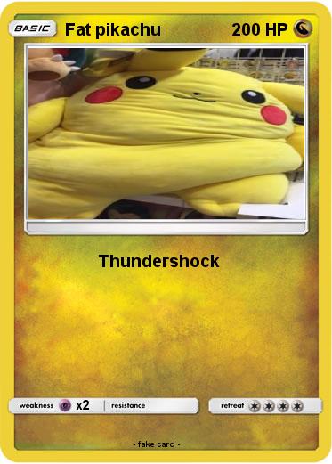 Pokemon Fat pikachu