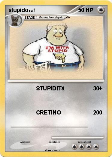 Pokemon stupido