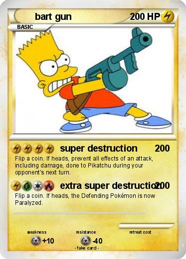 Pokemon bart gun