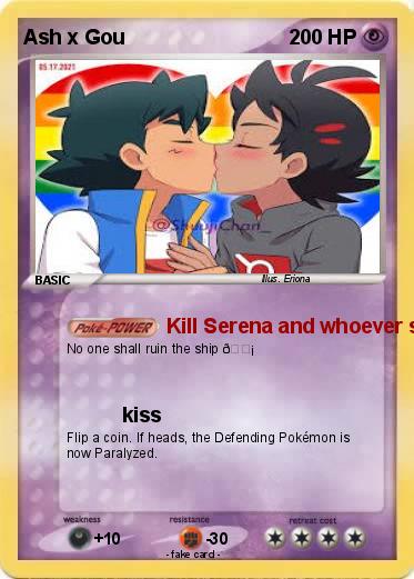 Pokemon Ash x Gou