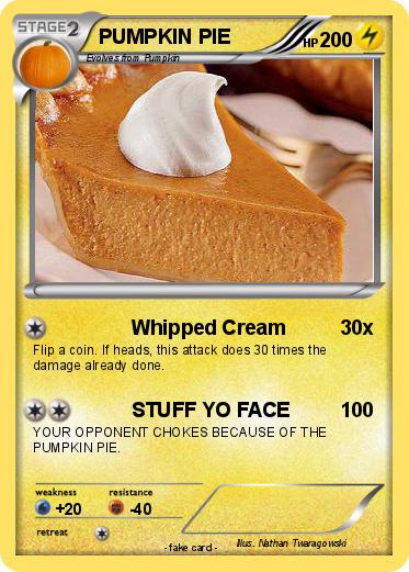 Pokemon PUMPKIN PIE