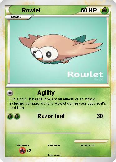 Pokemon Rowlet