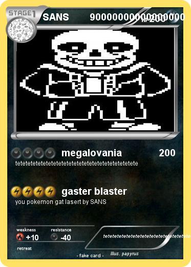 Pokemon SANS        90000000000000000