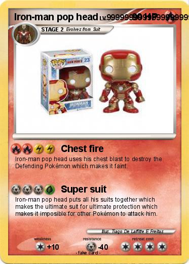 Pokemon Iron-man pop head