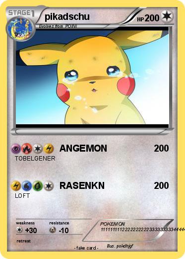 Pokemon pikadschu