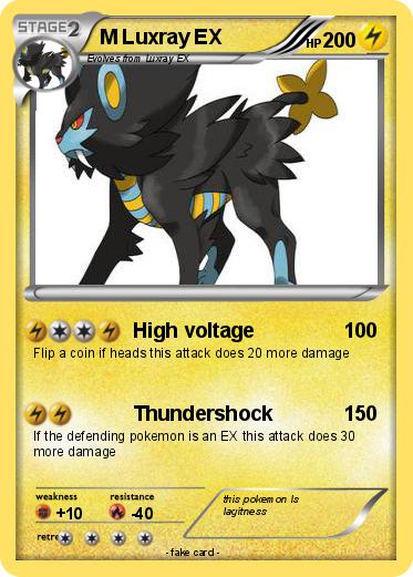 Pokemon M Luxray EX