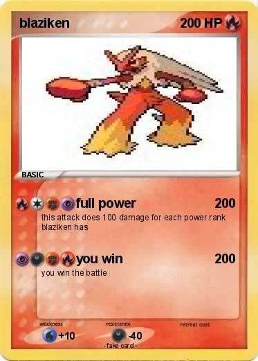 Pokemon blaziken