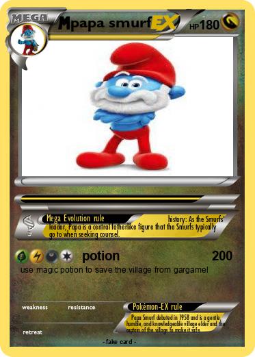 Pokemon papa smurf