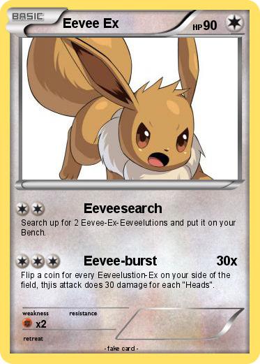 Pokemon Eevee Ex