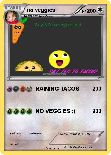 Pokemon no veggies