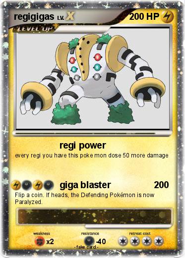 Pokemon regigigas
