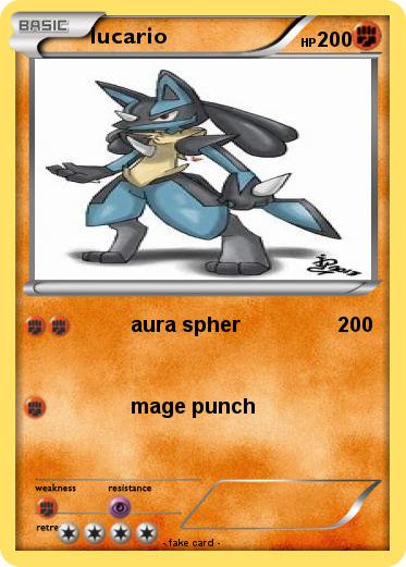 Pokemon lucario