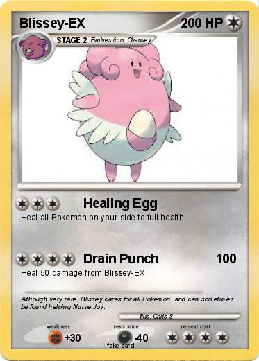 Pokemon Blissey-EX