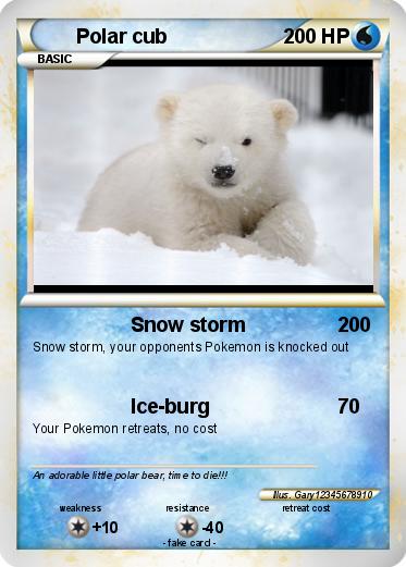 Pokemon Polar cub