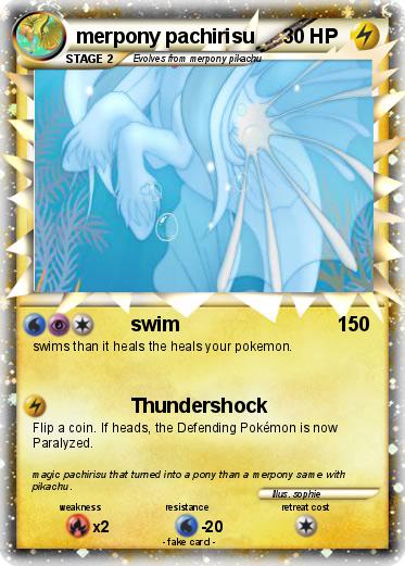 Pokemon merpony pachirisu