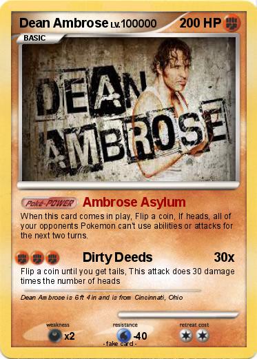 Pokemon Dean Ambrose