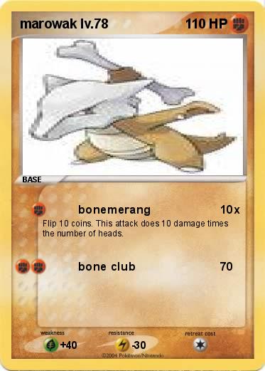 Pokemon marowak lv.78