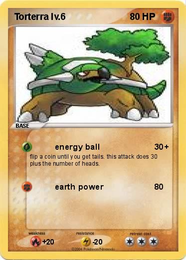 Pokemon Torterra lv.6