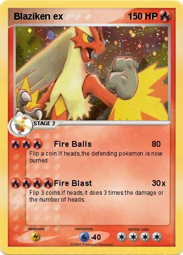 Pokemon Blaziken ex 