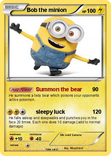 Pokemon Bob the minion