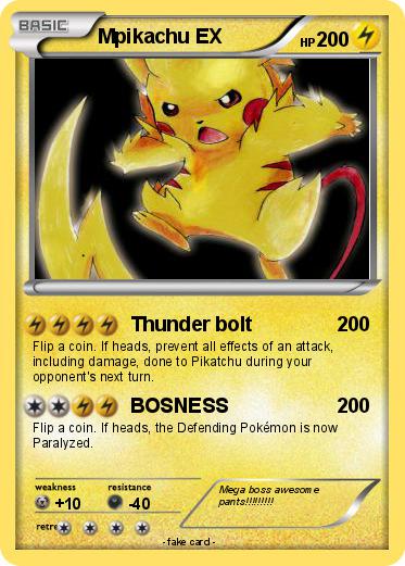 Pokemon Mpikachu EX