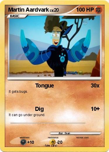 Pokemon Martin Aardvark