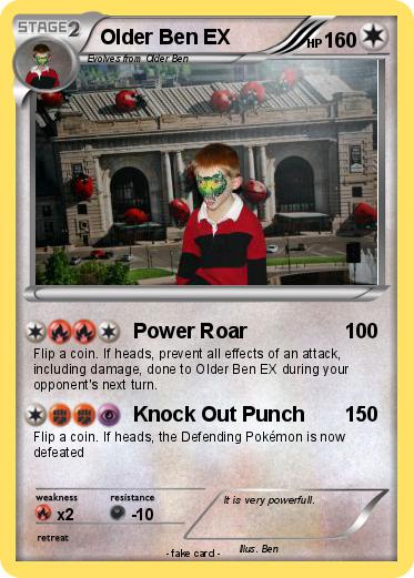 Pokemon Older Ben EX