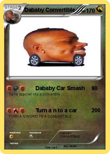 Pokemon Dababy Convertible