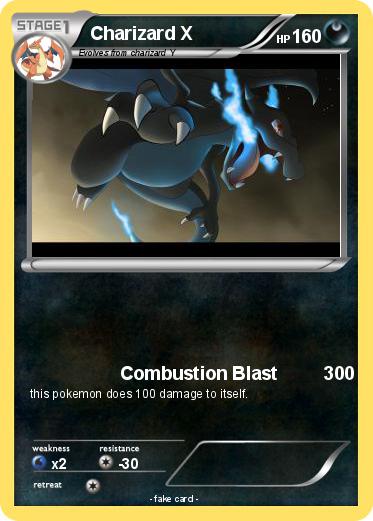 Pokemon Charizard X