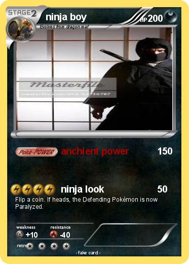 Pokemon ninja boy