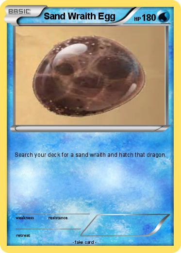 Pokemon Sand Wraith Egg