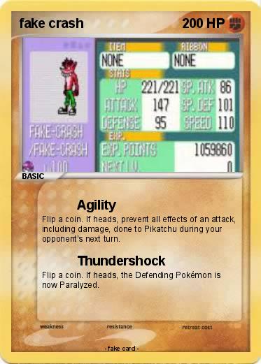 Pokemon fake crash