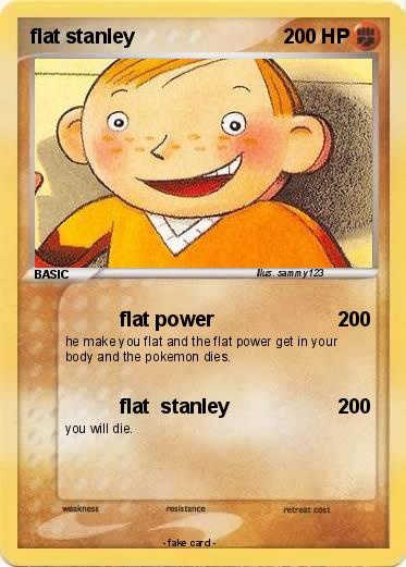 Pokemon flat stanley