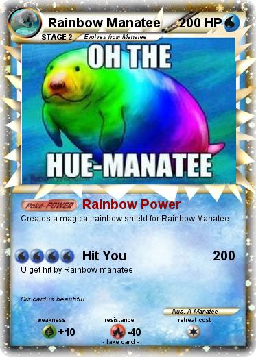 Pokemon Rainbow Manatee
