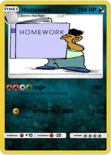 Pokemon Homework