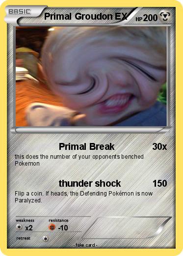 Pokemon Primal Groudon EX