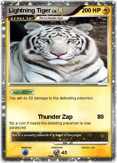 Pokemon Lightning Tiger