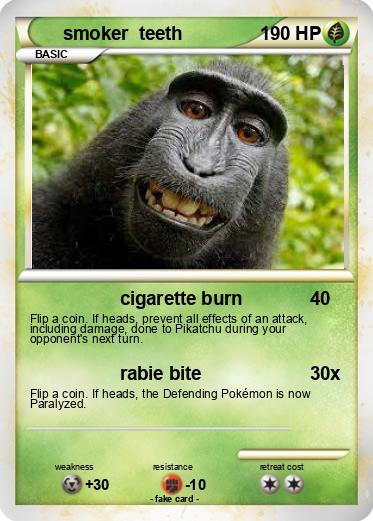 Pokemon smoker  teeth