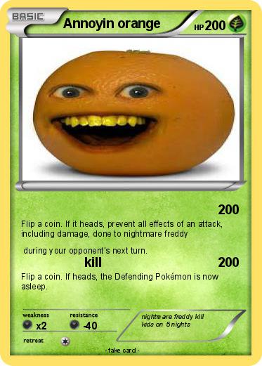 Pokemon Annoyin orange