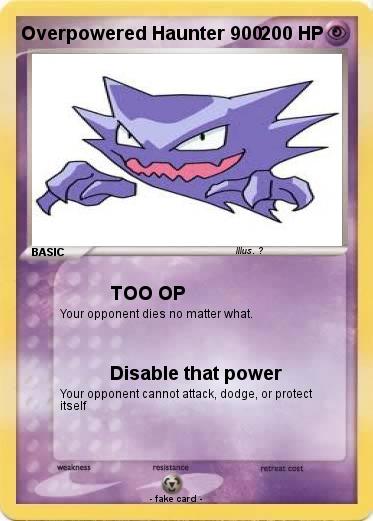 Pokemon Overpowered Haunter 900