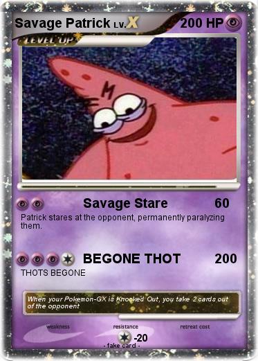 Pokemon Savage Patrick
