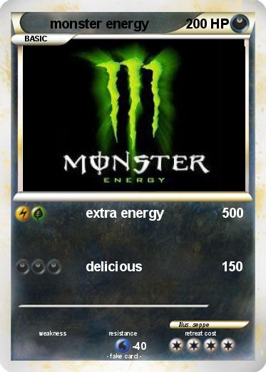 Pokemon monster energy