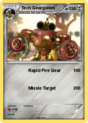 Pokemon Tech Geargolem