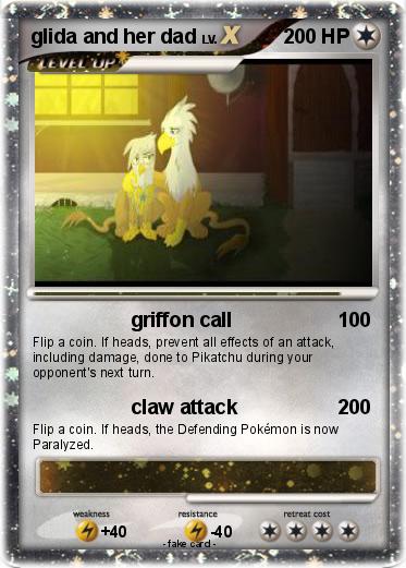 Pokemon glida and her dad