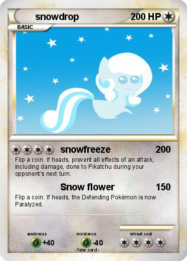 Pokemon snowdrop