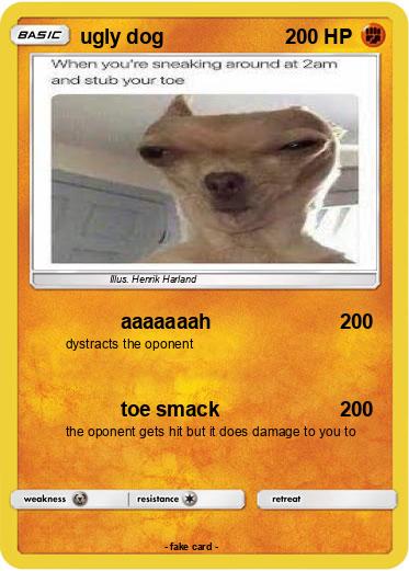 Pokemon ugly dog