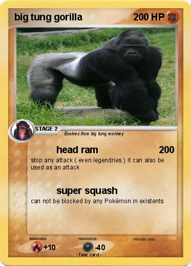 Pokemon big tung gorilla