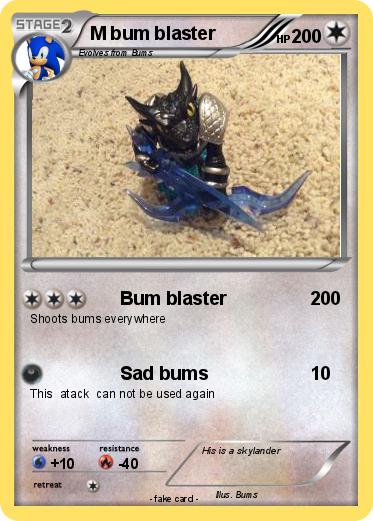 Pokemon M bum blaster