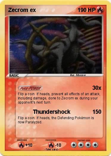 Pokemon Zecrom ex