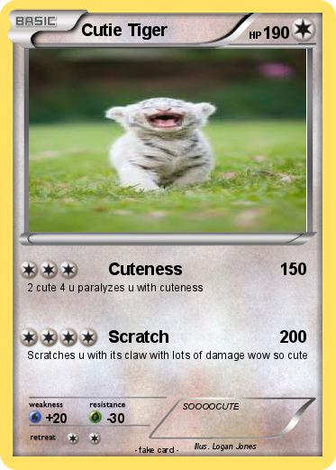 Pokemon Cutie Tiger
